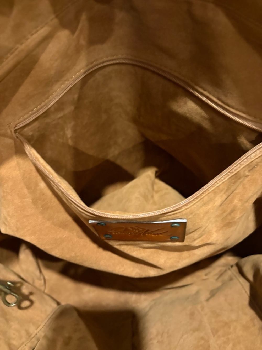 Patricia Nash Woven Metallic Leather Tote Bag + Dust Bag EUC Boho Italian Style - Picture 12 of 15